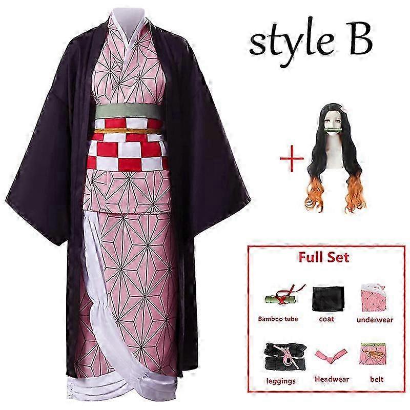 Στολή cosplay κιμονό για το Halloween με το Anime Kamado Nezuko