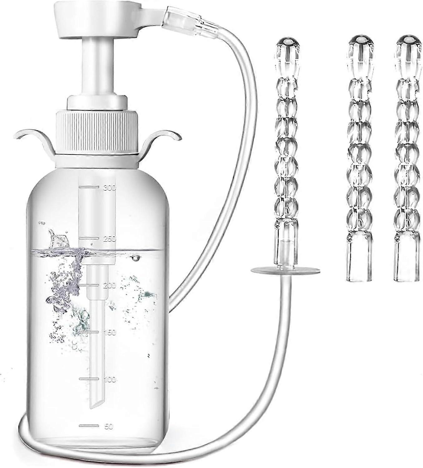 Kit para Enema para Limpeza do Cólon - Ducha Anal Antirrefluxo com Xarope