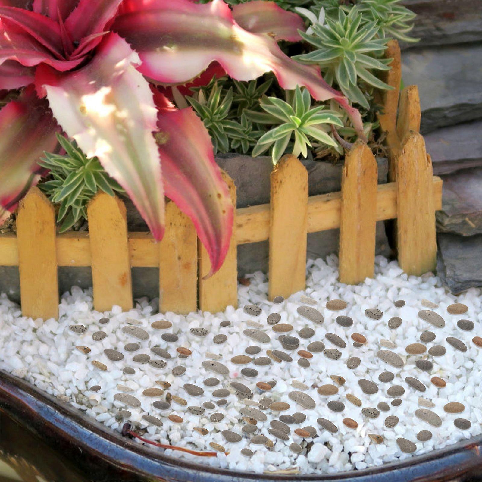 1 Bag of Microlandscape Layout Miniature Stone Natural Small Rocks Model Sand Table Decoration