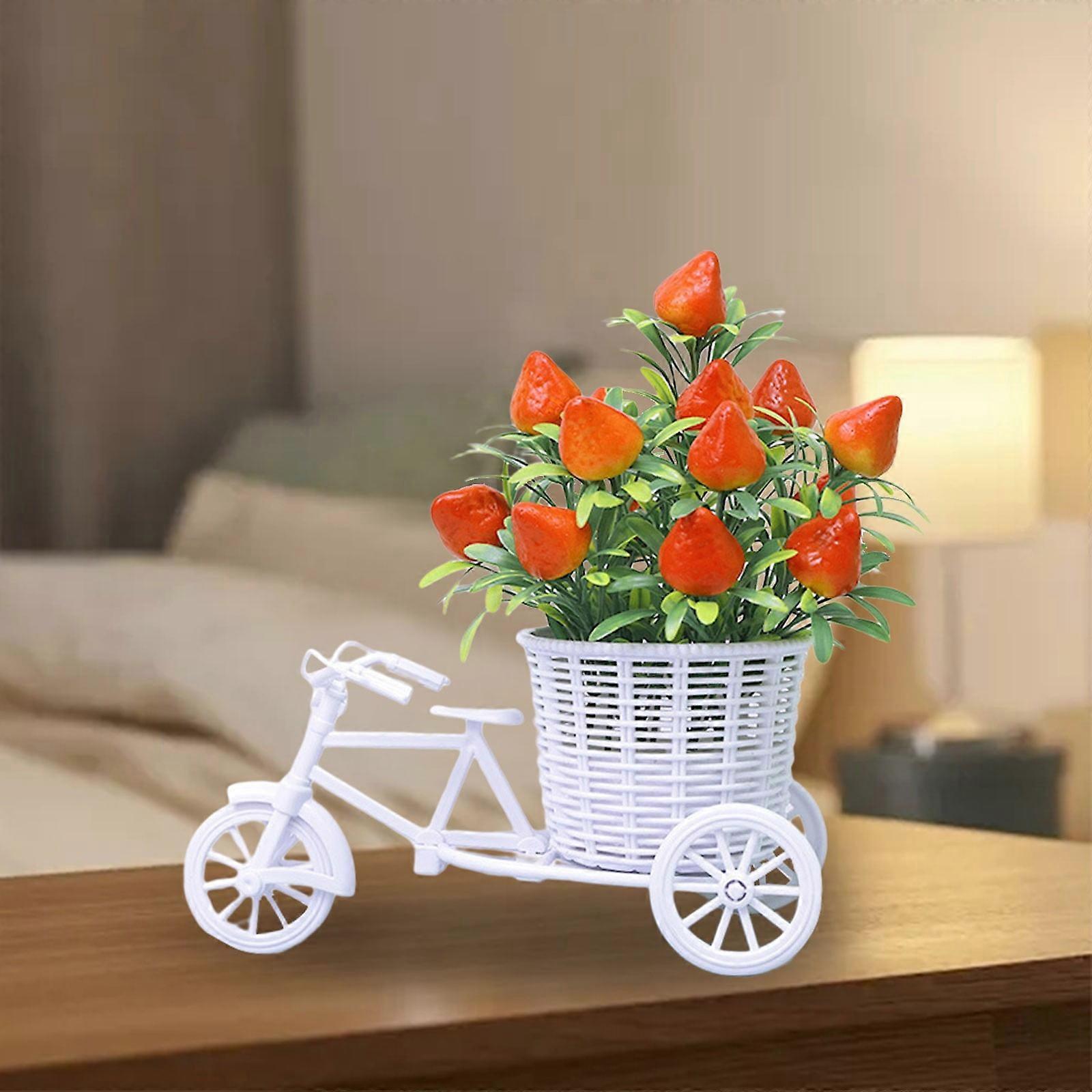 Uclet Reduced Artificial flowers Flores ArtificialesCreative Plastic Artificial Decoration for Car Floats and Home Derco 1PC