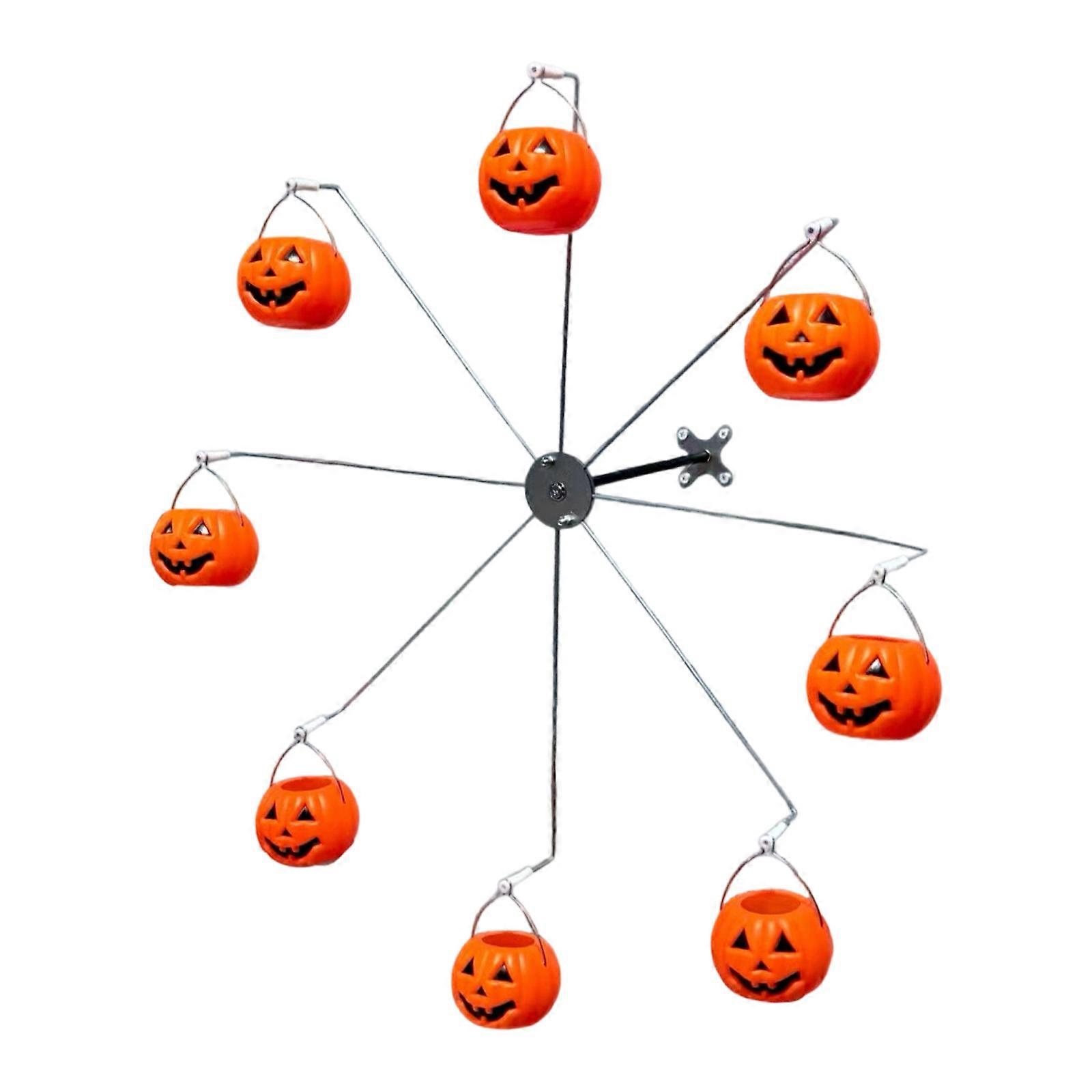 Halloween Ferris Wheel Bird Feeder Durable and Easy to Install Ideal for Attracting Birds to Your Garden Multicolor