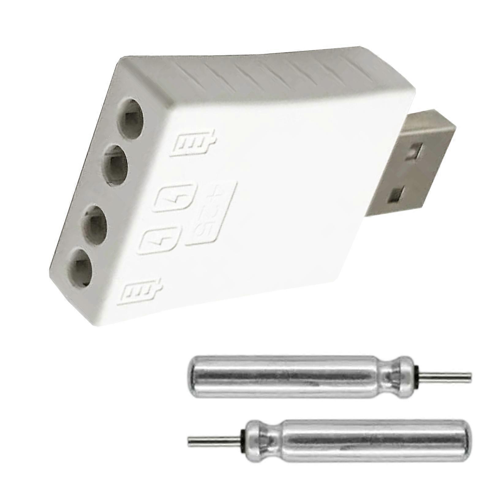 Double Port Charging Station For LIR425 Batteries And Storage Case Perfect For Fishing Float Systems Multicolor