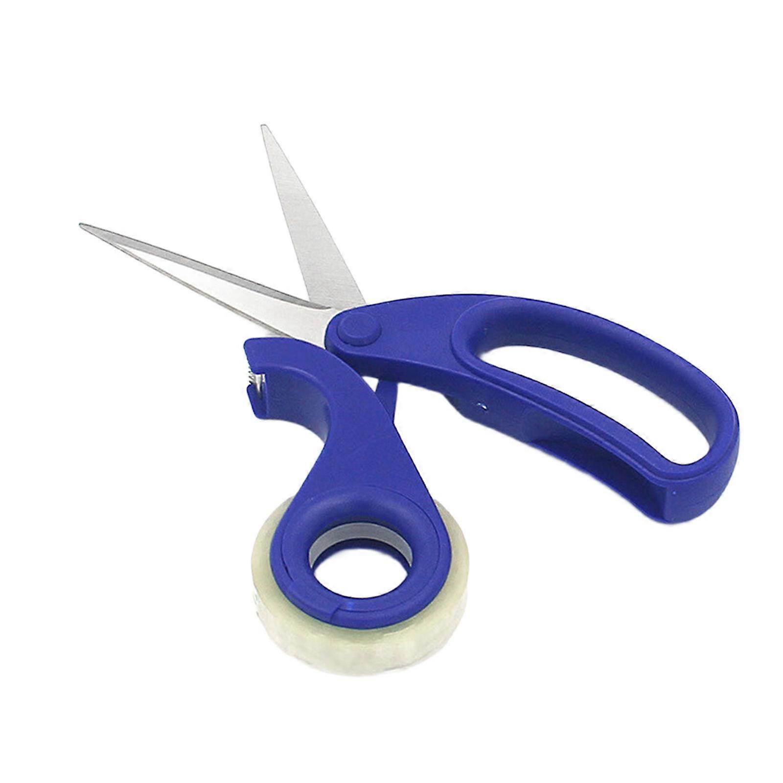 All Purpose Steel Scissors Tape For Home Office Use Safety Lightweight Design Multicolor