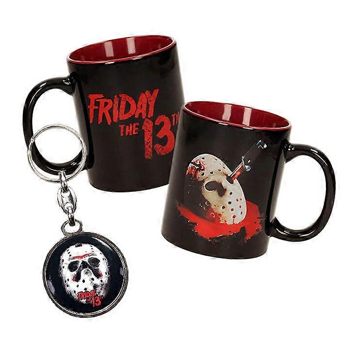 Friday the 13th Metal Mug with Keychain