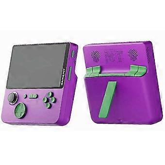 2025 1 Stück E5 5,0" Retro-Handheld-Spielkonsole mit TV-Ausgang (ohne Karte) - Lila