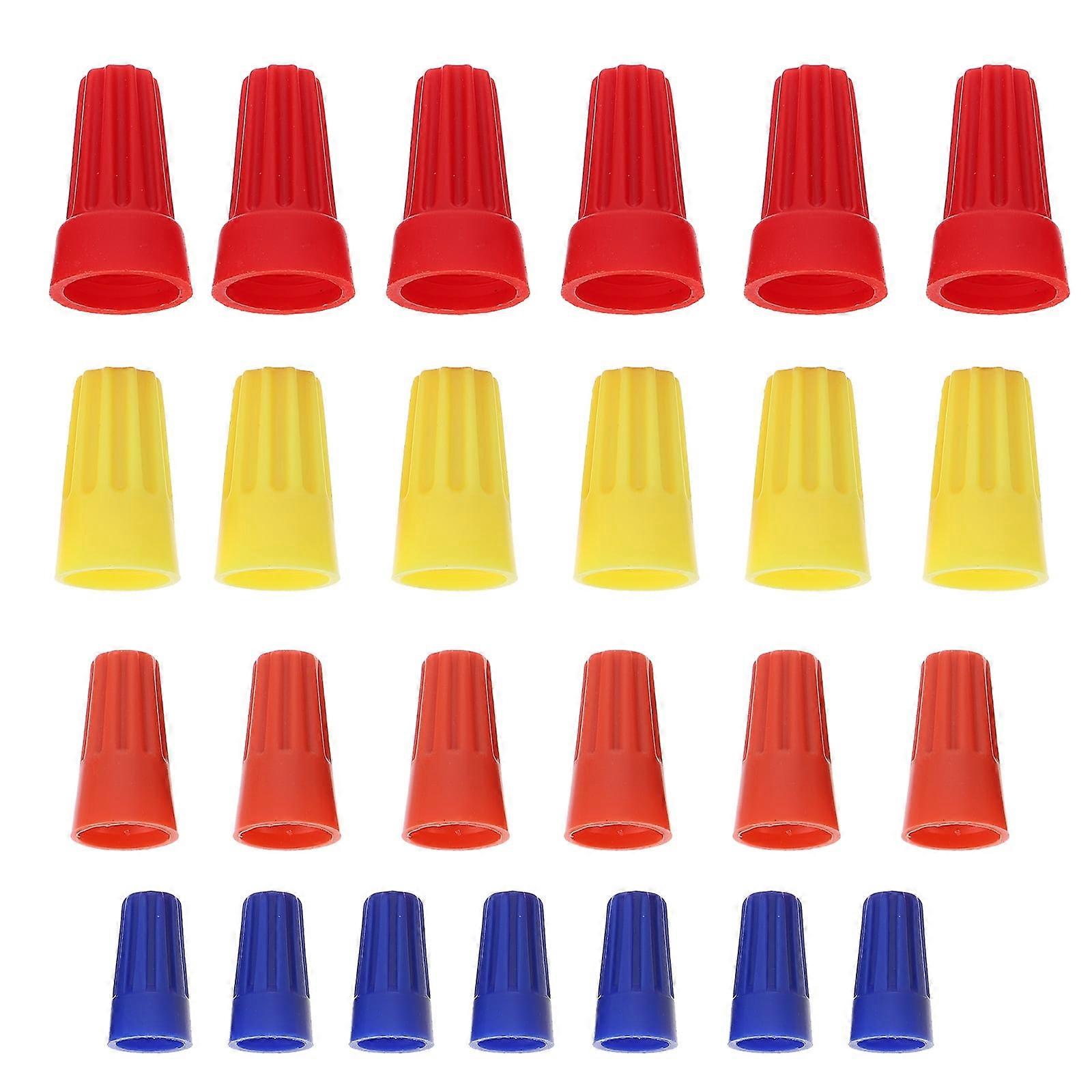 70Pcs Waterproof Wire Connectors Durable Insulation Terminals (Assorted Color)