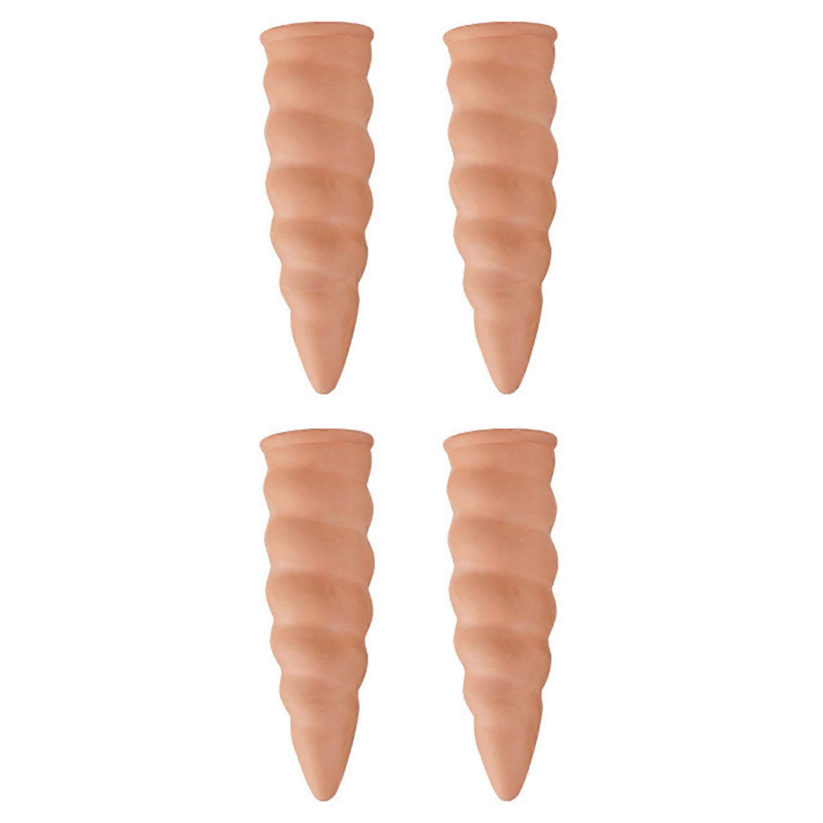 Set of 4 Rotating Plant Watering Cones Stakes Automatic Irrigation Hydrospikes 200ml Daily Capacity for Flowers Watering Multicolor