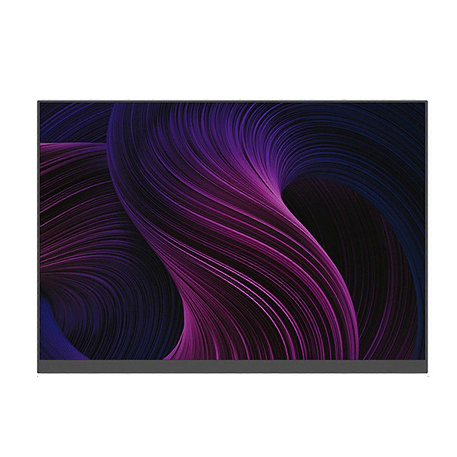 Slimly 13.5Inch IPS Portable Monitors for Business Entertainment Supports Mini HDMIs Vedio Input USB C Power Supply Multicolor