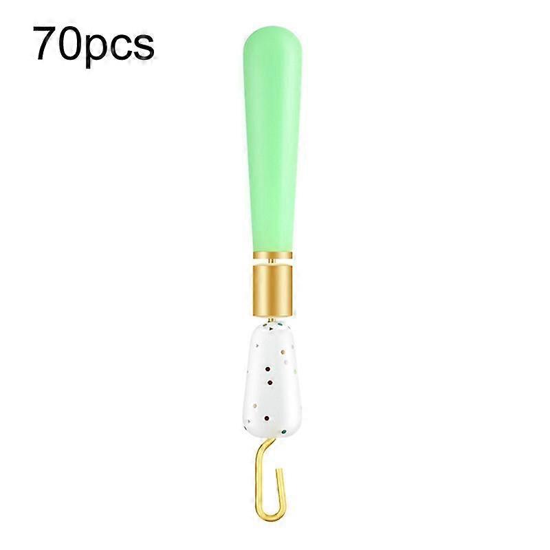 70pcs Copper-Head Rotating Float Seat Quick Leader Clip Fishing Float