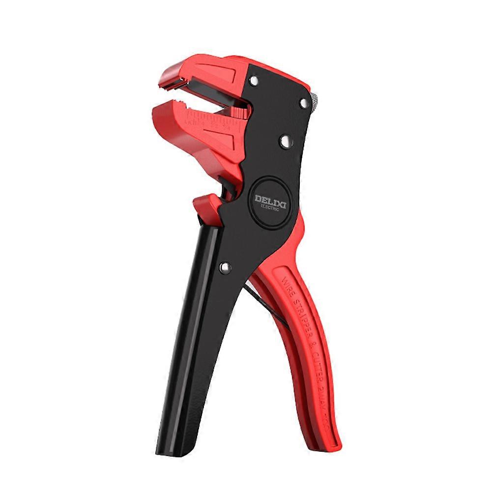 DELIXI Automatic Wire Stripper and Cutter 2 in 1 Professional Quickstrip Wire Stripper Tool Adjustable Wire Stripping Tool