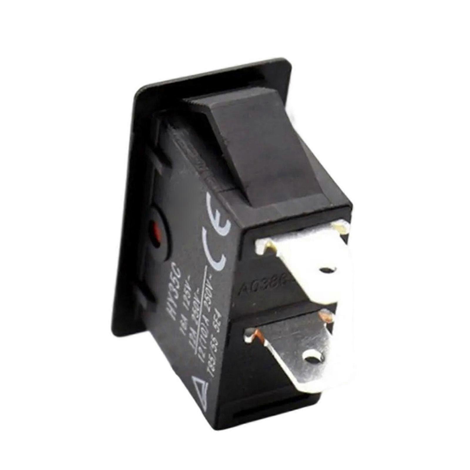 Efficient HY35C Push Button Switches 2 Pins ON OFF 125V 16A 250V 12A for Electrical Controlled Systems Daily Use Multicolor