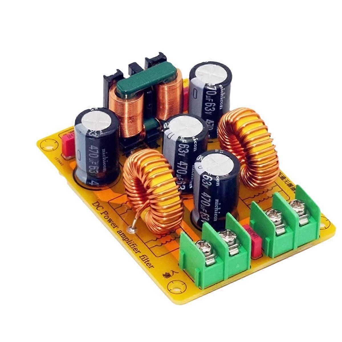 DC LC Filter Board Low Pass EMC HiFi High Frequency Filter Switching Power Supply Ripple Filtering
