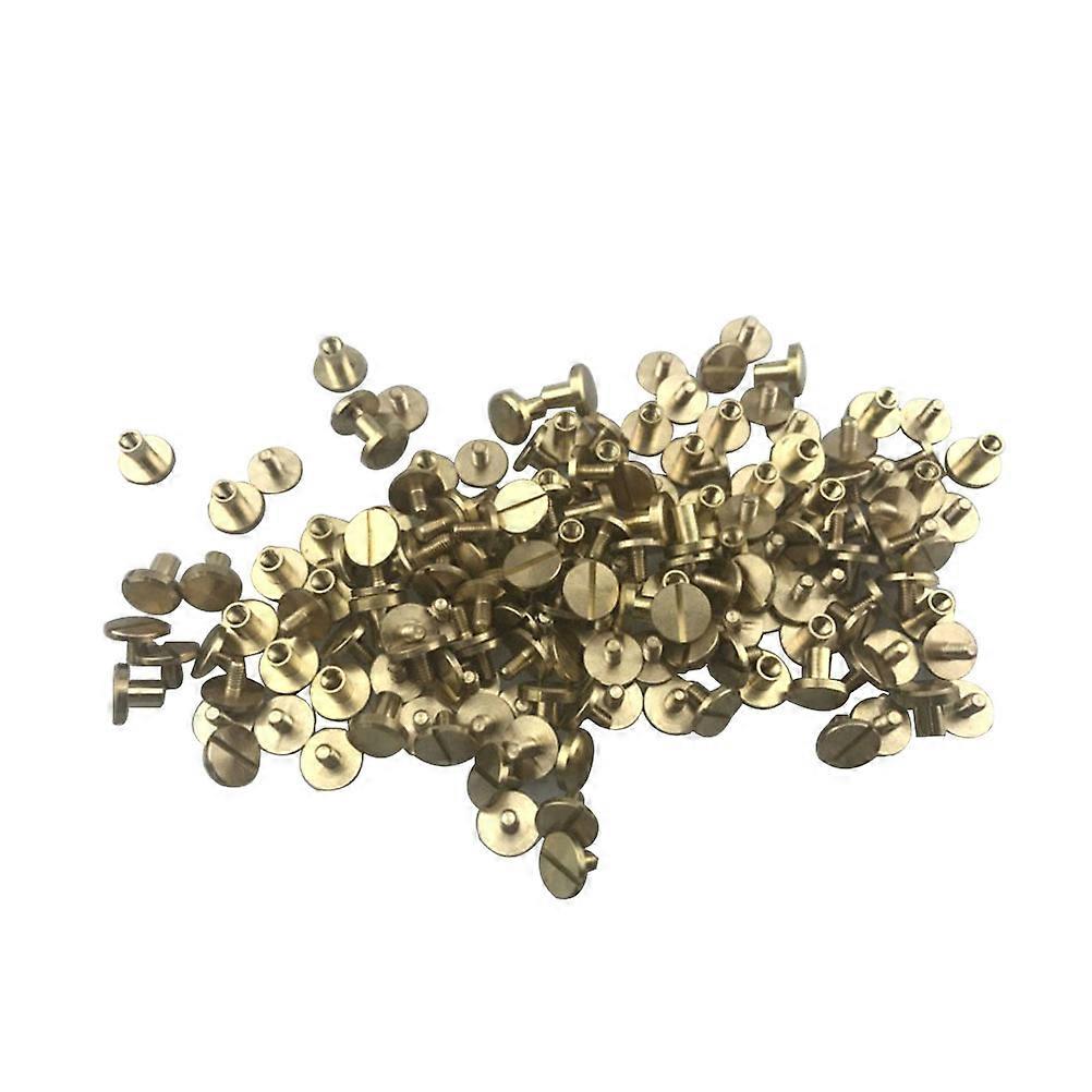 DIY Screw Studs Solid Brass Belt Button Studs for DIY 20Pcs Set