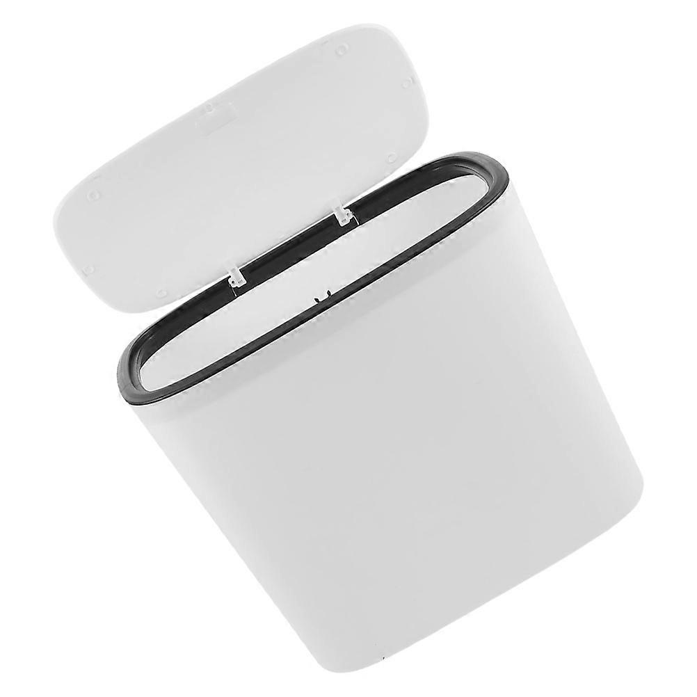 Trash Bucket Waste Bin for Office Use 12L Plastic Garbage Can