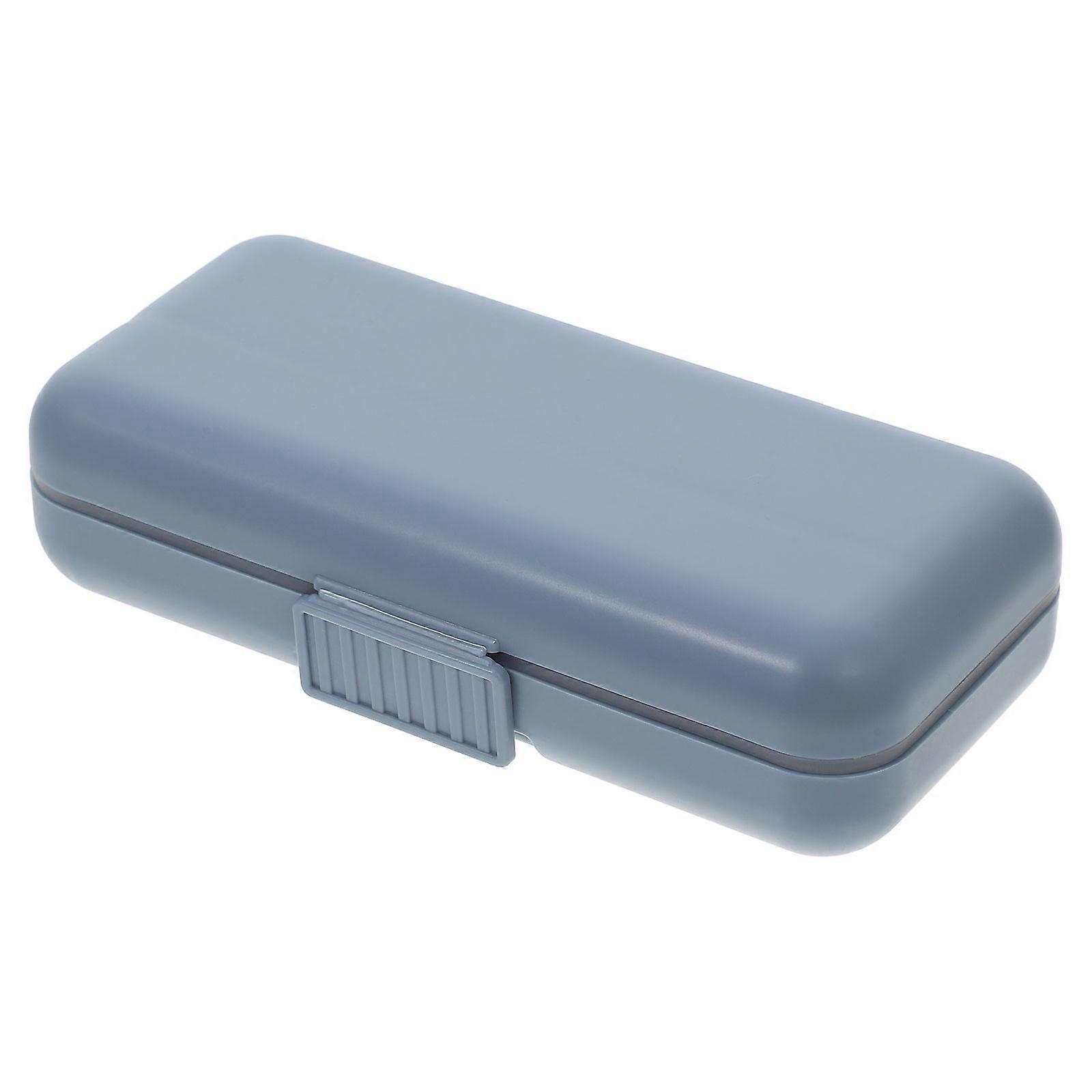 Jewelry Storage Box Rectangular Clear Plastic Organizing Earrings Preventing Tangling Waterproof Dustproof 1Pack