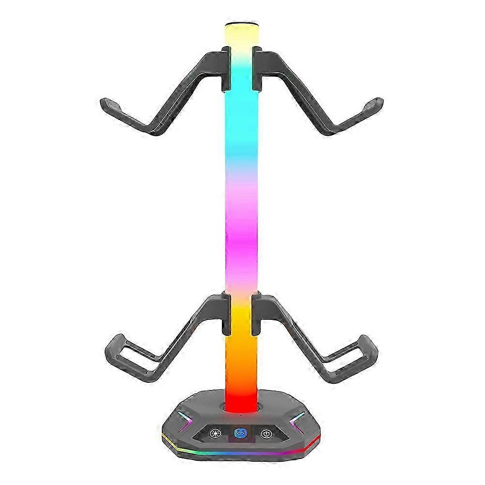 Headphone Stand Controller Hook 9 Light Modes for Desk Controller Stand Hanger for PS5/PS4/Xbox/Switch Pro Gamepad