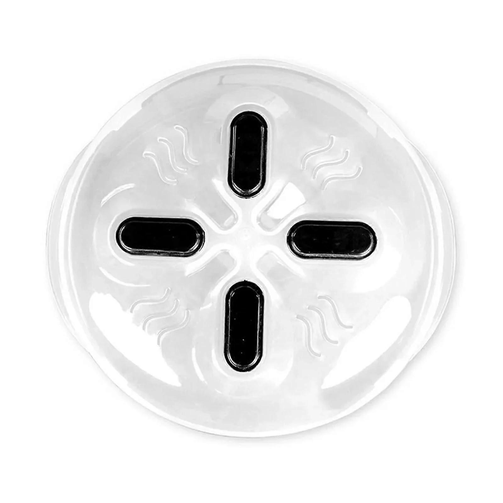 Microwave Splatter Cover Set of 4 Transparent OilProof Food Lids for Heating and Storage