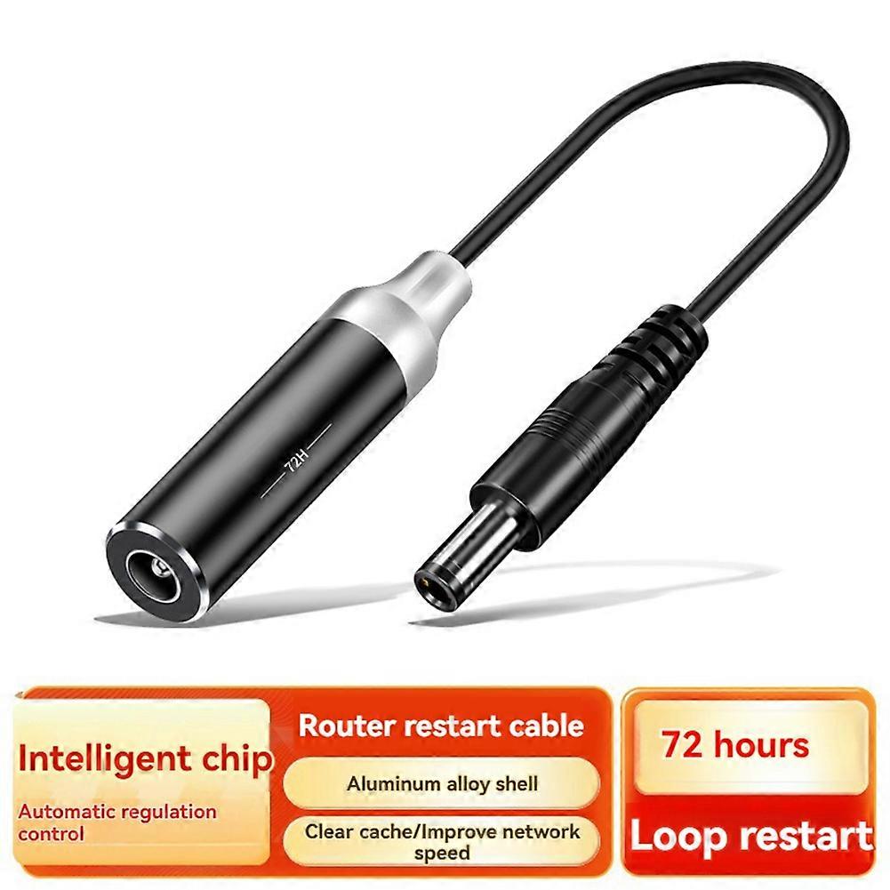 DC5.5x2.1mm Router WiFi Reset Rebooter for WiFi Bridge/Router/Repeater Rebooter 72 Hours Automatic Restart Cable