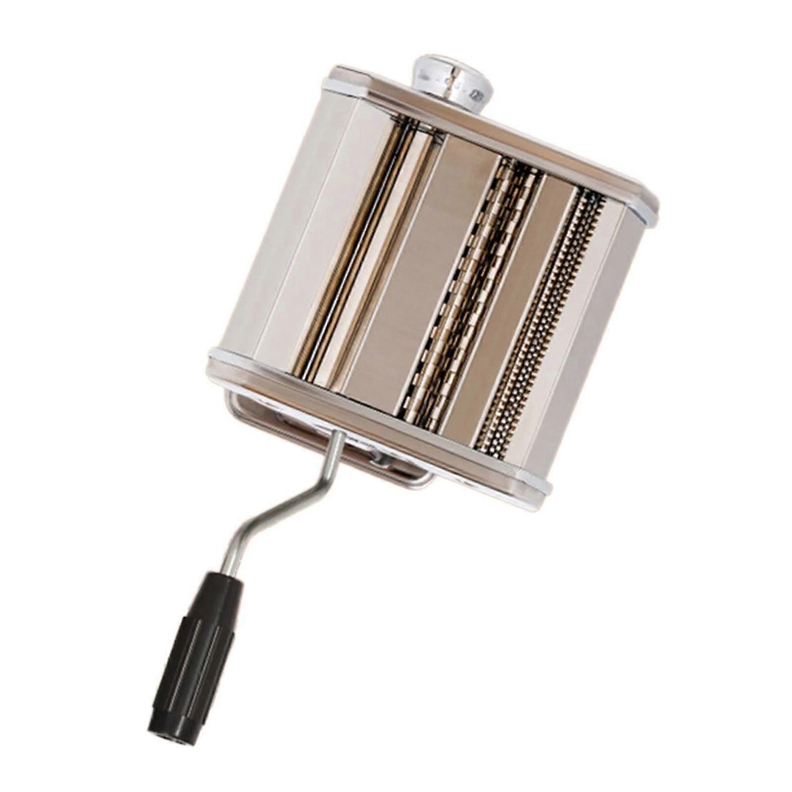 Adjustable Thickness Pastas Maker Machine Manual Hand Press Ideal for Making Freshness Spaghetti Fettuccini and Lasagna Multicolor