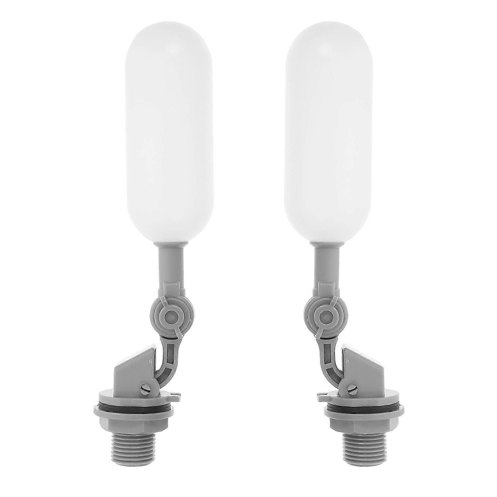 Water Float Valve 2Pcs Automatic Water Level Control for Residential Use Multi Plastic Ensures Stable Flow Control