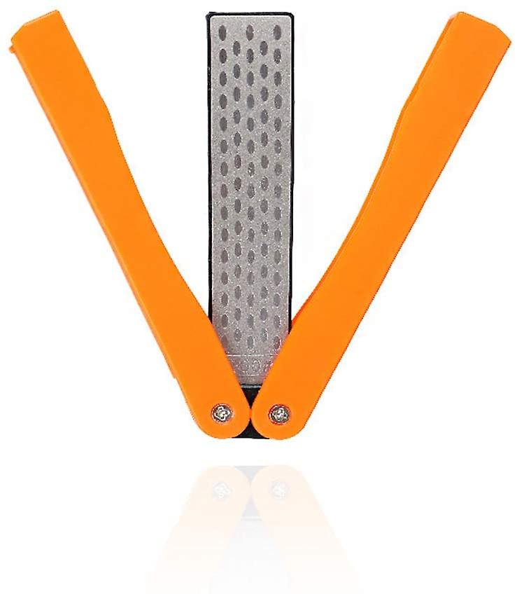 400/600 Grit Double Sided Diamond Sharpening Stone Folding Knife Sharpener Pocket Whetstone