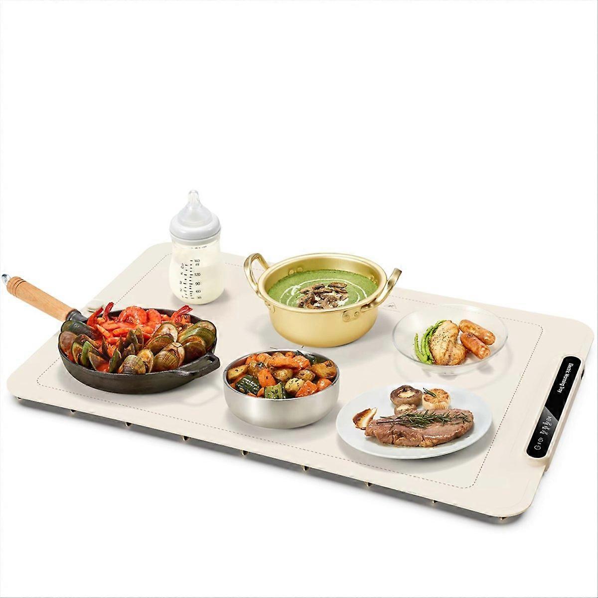 Electric Warming Tray Food Warmer with 3 Temperature Settings EU Plug