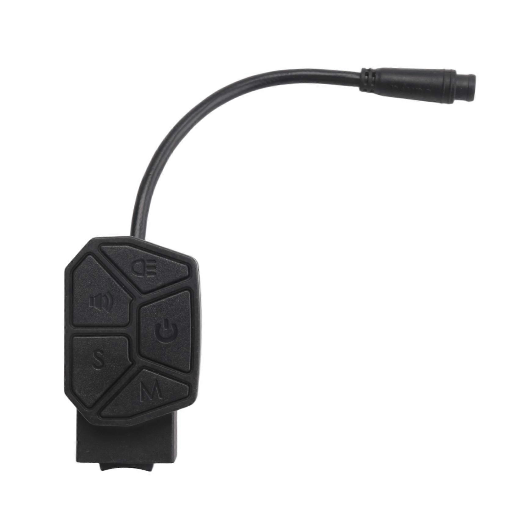 For Steering Control Button for Electric Scooters 6 Pin Waterproof Switch with for Horn and Headlight Features