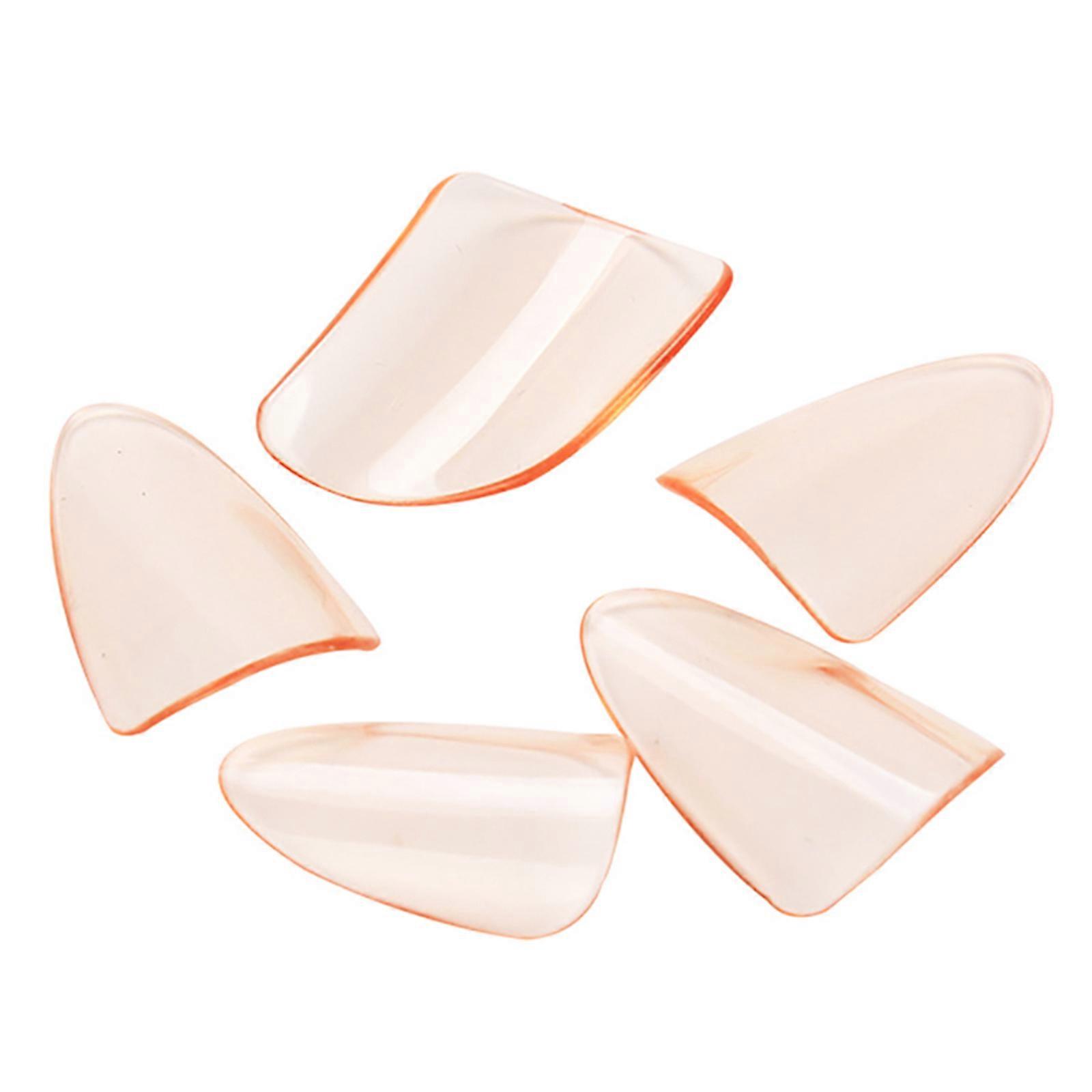 5Pcs Professional PC Pipa Nails String Instrument Parts Pipa Accessories (Orange)