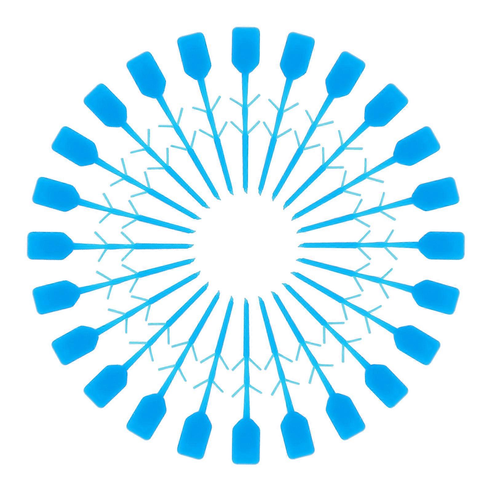 Durable Fire Extinguisher Safety Seal Plastic Lock Pin Replacement 100Pcs Blue