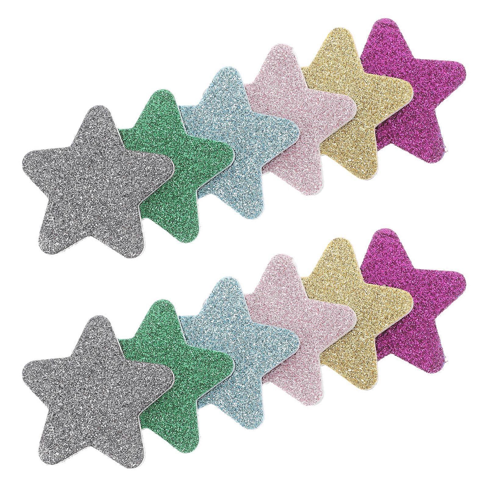 Star Shape Nail Buffer Block Disposable Nail File Strips 36Pcs for Smoothing