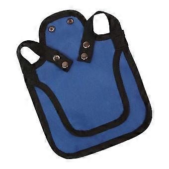 Protective Vest for Hens, Adjustable Straps, Blue Poultry Harness for Outdoor Pets, Chicken Coop