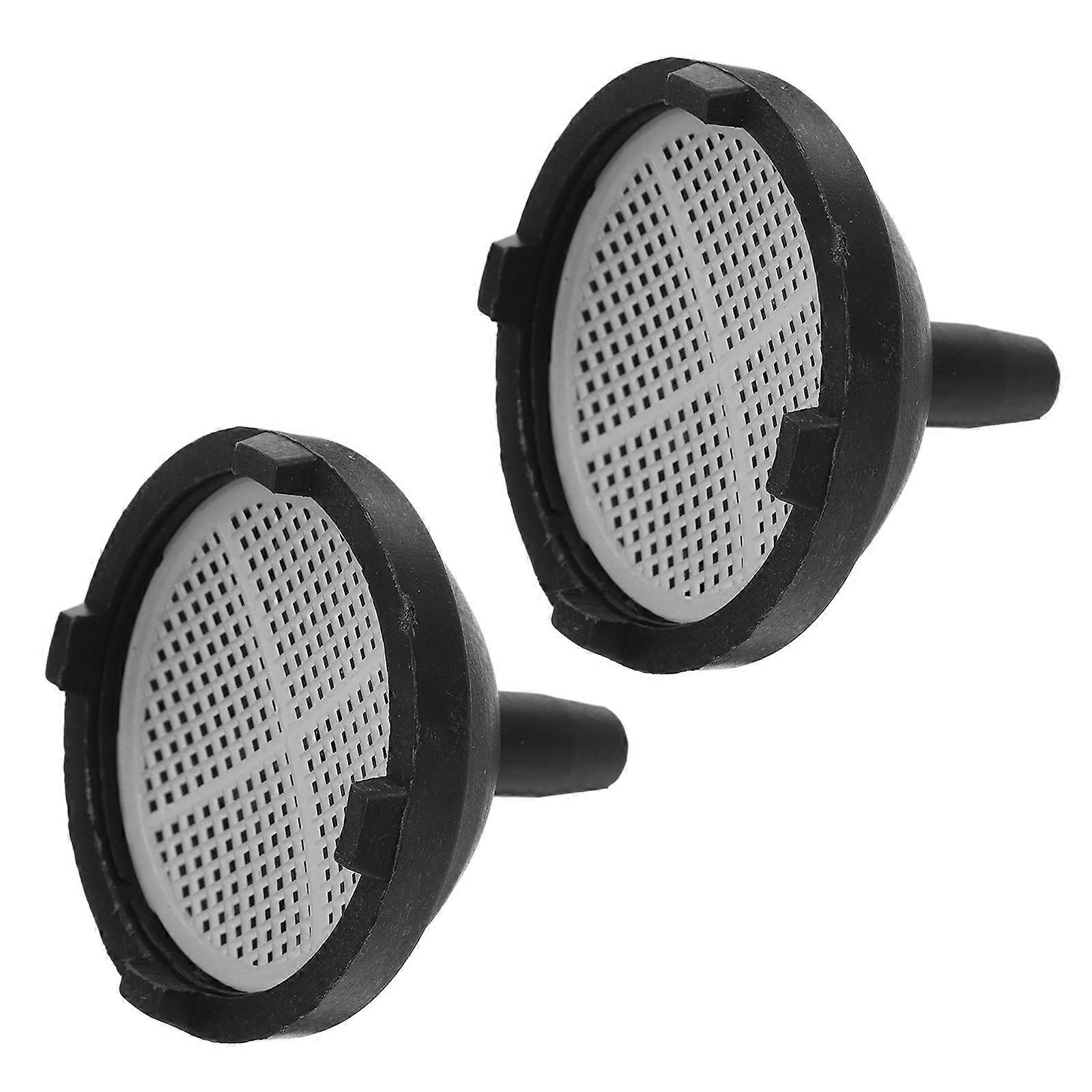 2Pcs Household Hose Filters Sprayer Filter Strainer with Hose Filter Mesh Black