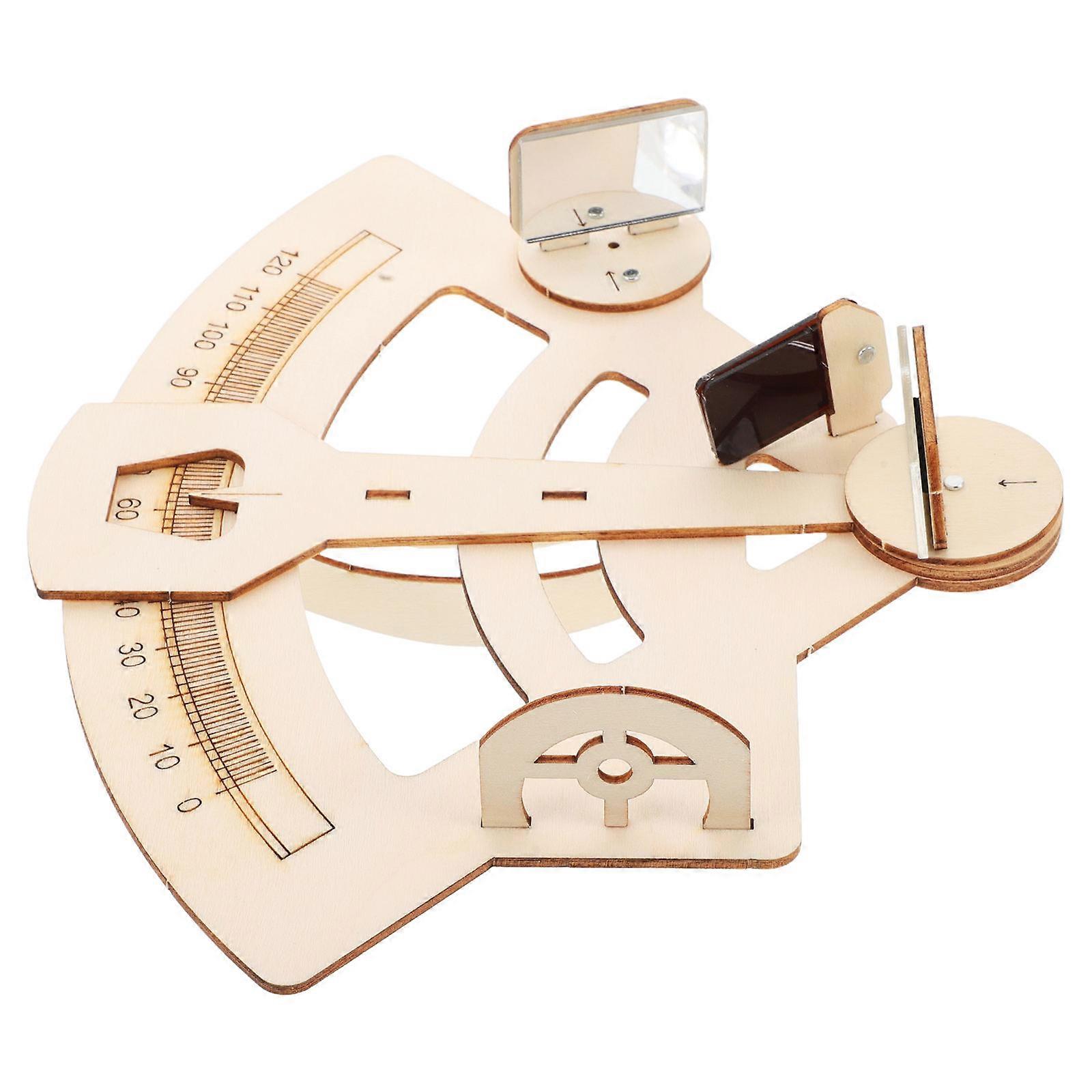 Handmade Sextant Model for Teaching Aid Toy One Piece Kids Science Project