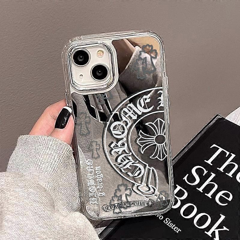 iPhone 16 Case Mirror Pattern Phone Cases for iPhone11-16 Pro Max �C Stylish Shockproof Cover, Aesthetic Gift Made in USA.iphone 17/16 case/1