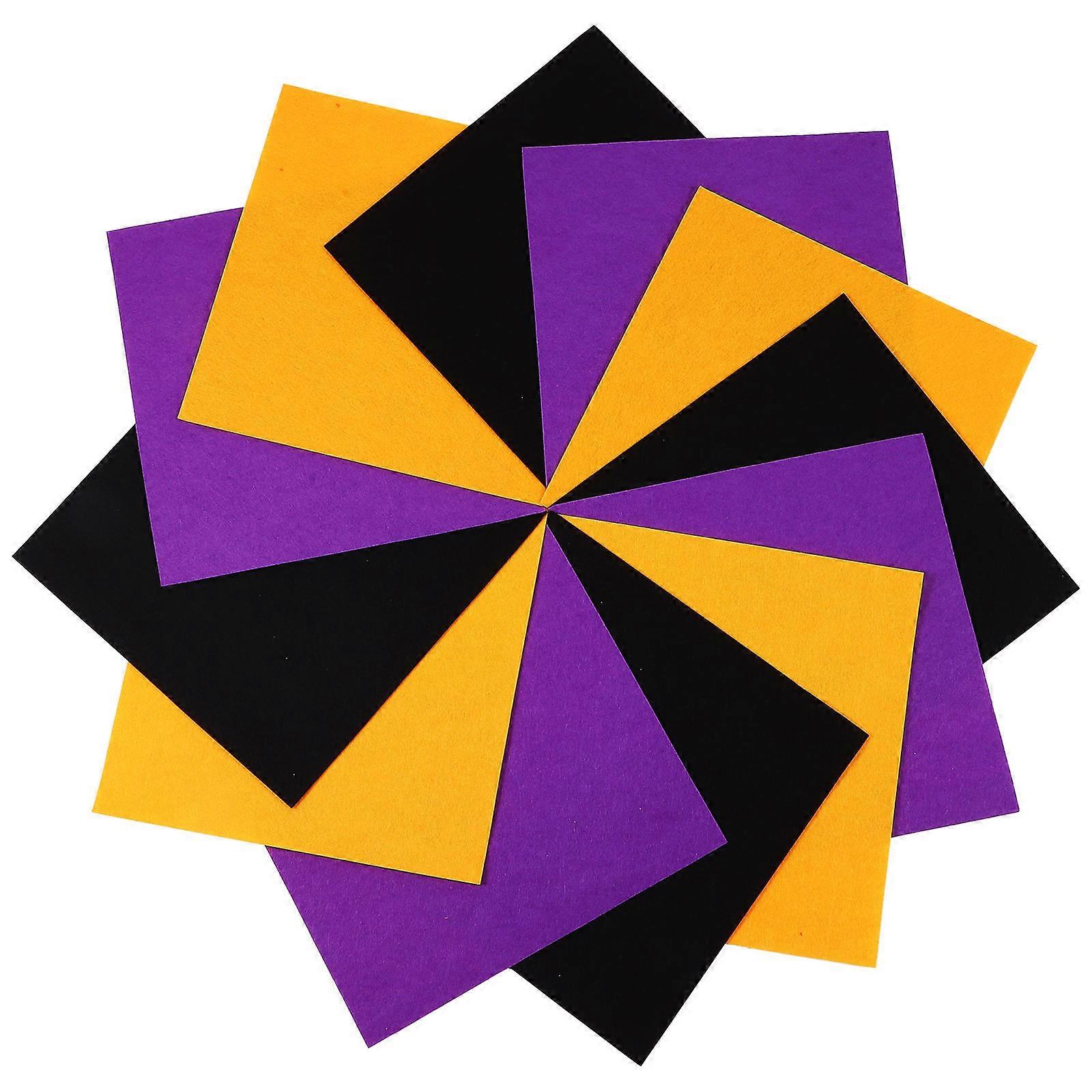 Felt Fabric Sheets for Halloween DIY 54Pcs in Assorted Colors