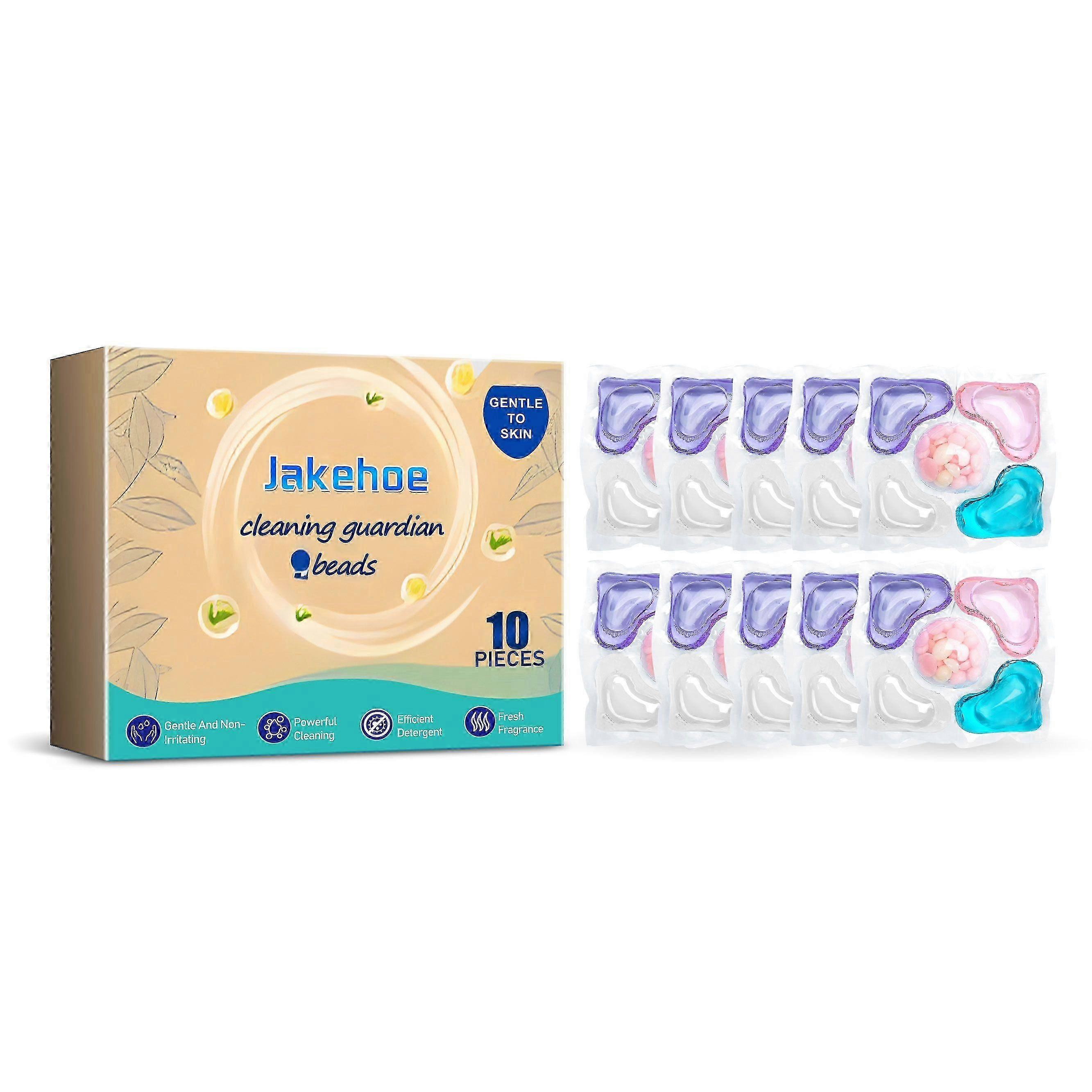 5-in-1 Laundry Beads - Stain Remover, Odor Eliminator & Fragrance Microcapsules