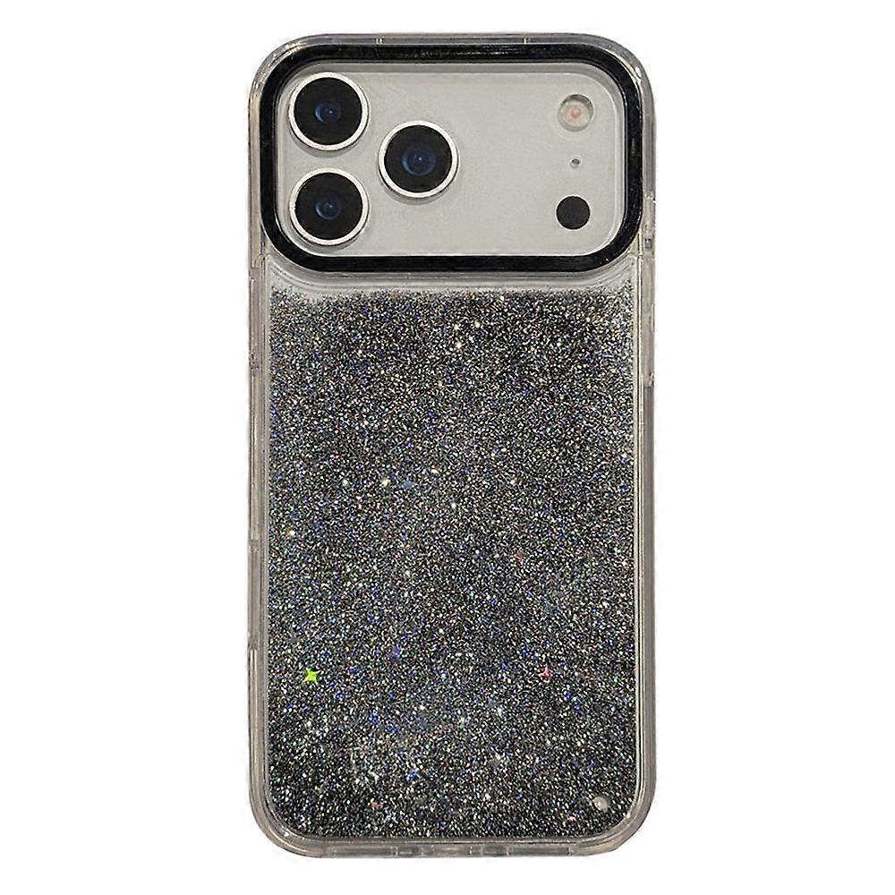 For iPhone 17 Pro Max Case Dynamic Liquid Glitter Soft TPU Hard PC Back Phone Cover