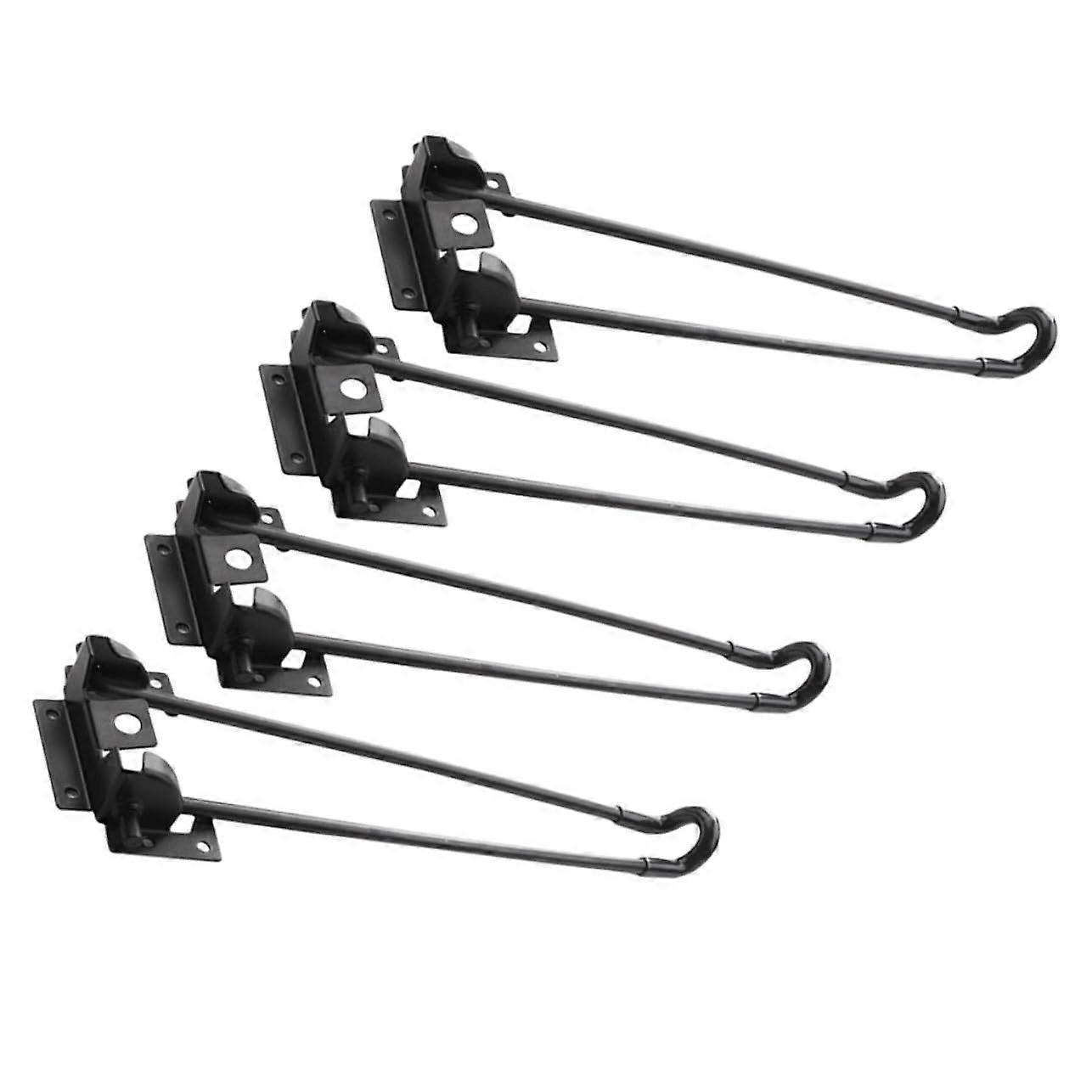 4pc Folding Hairpin Table Legs Adjustable Heavy Duty DIY Furniture Replacement for Desks Tables Benches