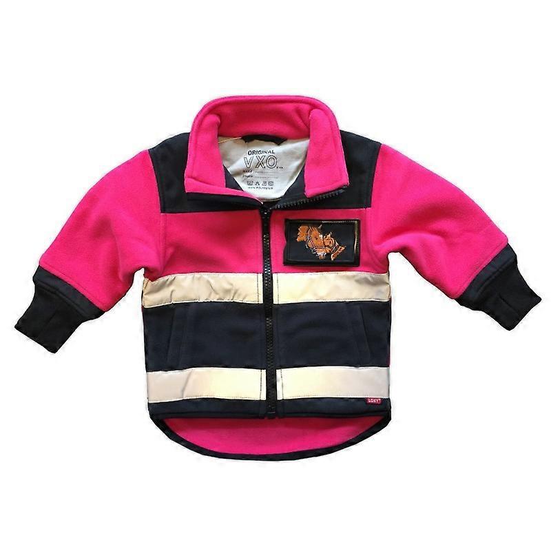 Fleece jas met Loxy Reflector Roze