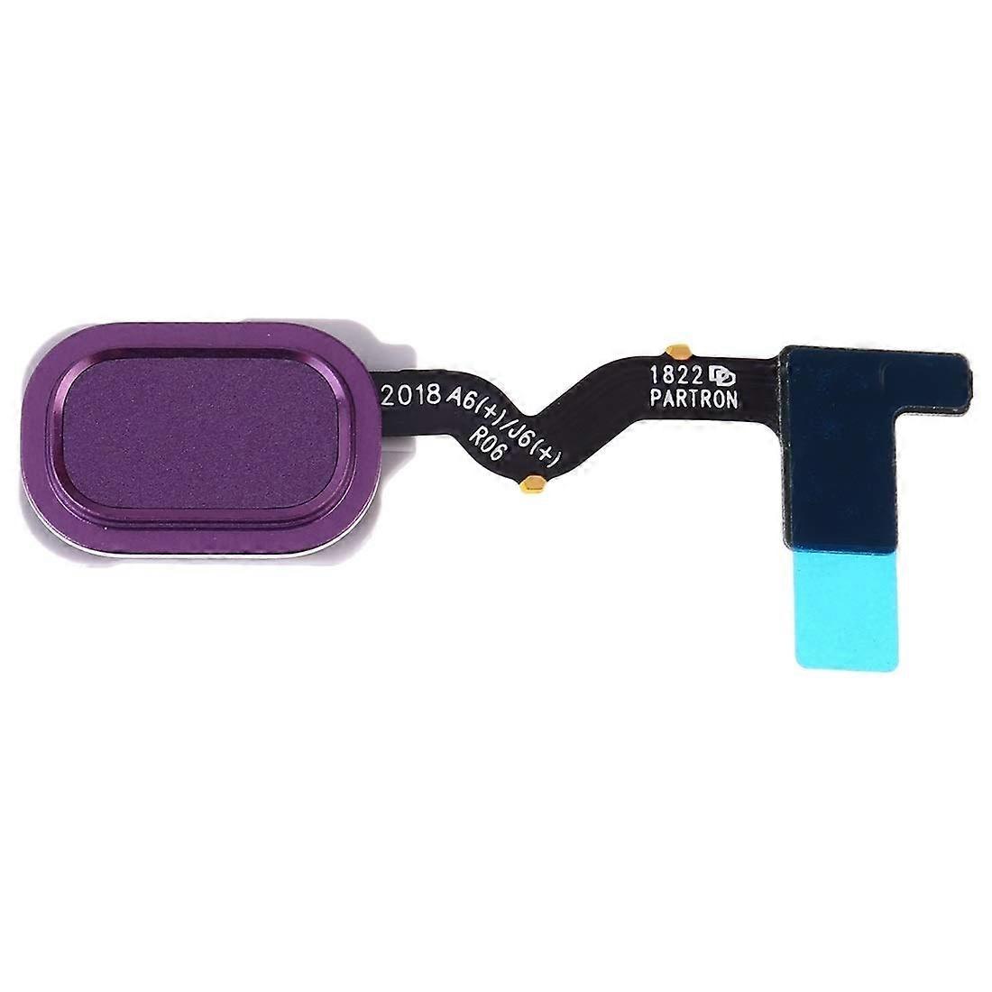 Purple Replacement Fingerprint Sensor Flex Cable for Samsung Galaxy J4 2018 SMJ400F/DS