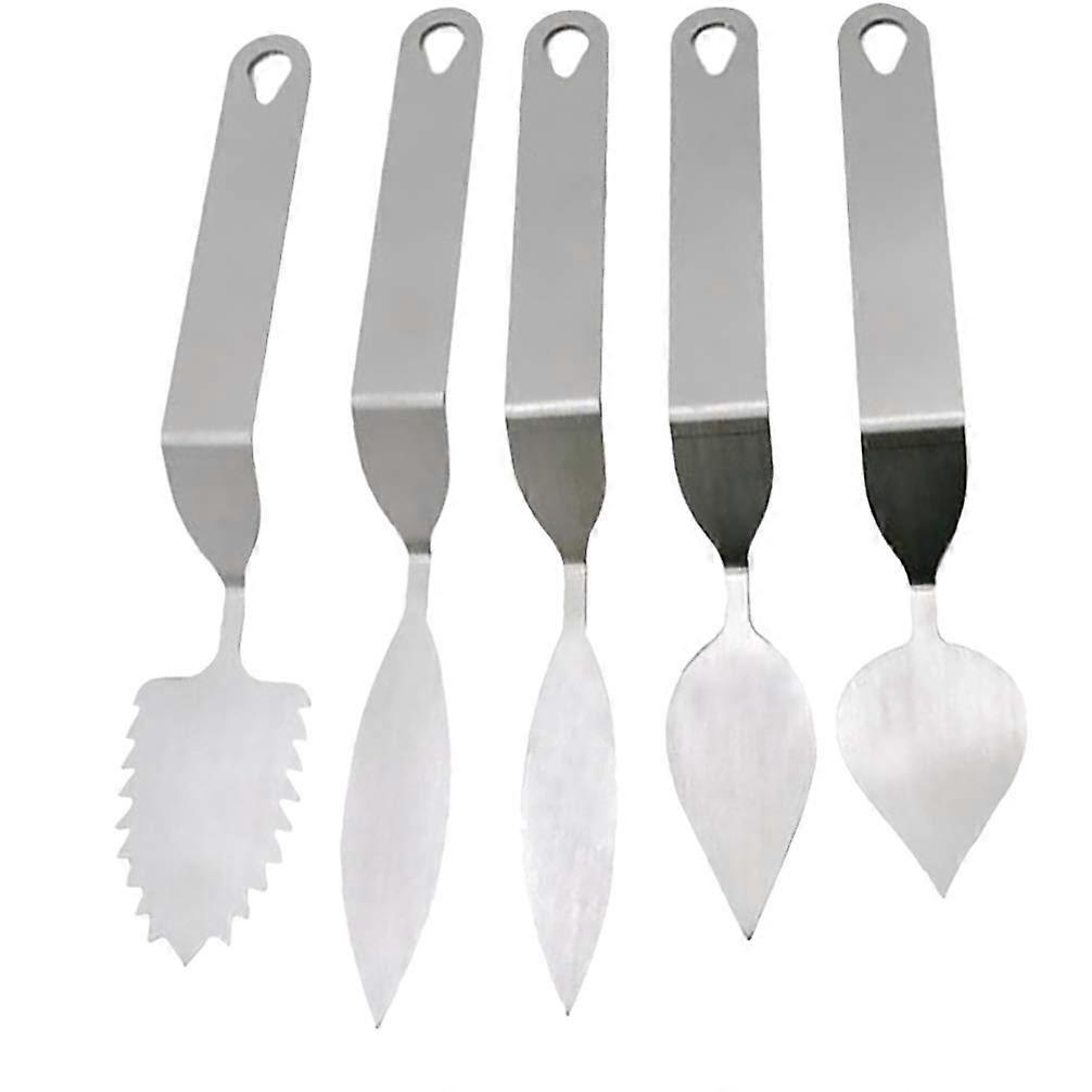 Cake Decorating Spatula and Baking Tools Set with Angled Icing Spatula, Leaf Chocolate Molds