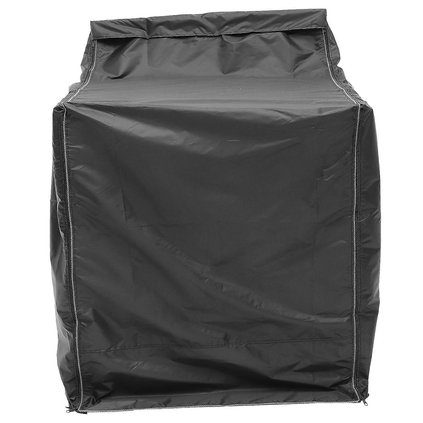 Waterproof Washing Machine Protector Cover for Home 3Pcs Black