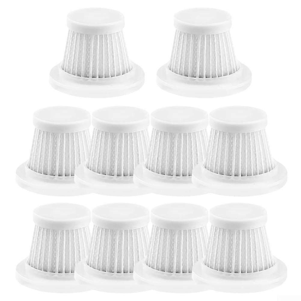 10pcs Car Vacuum Cleaner Filter Washable Reusable for Handheld Cordless Auto Dust Replacement