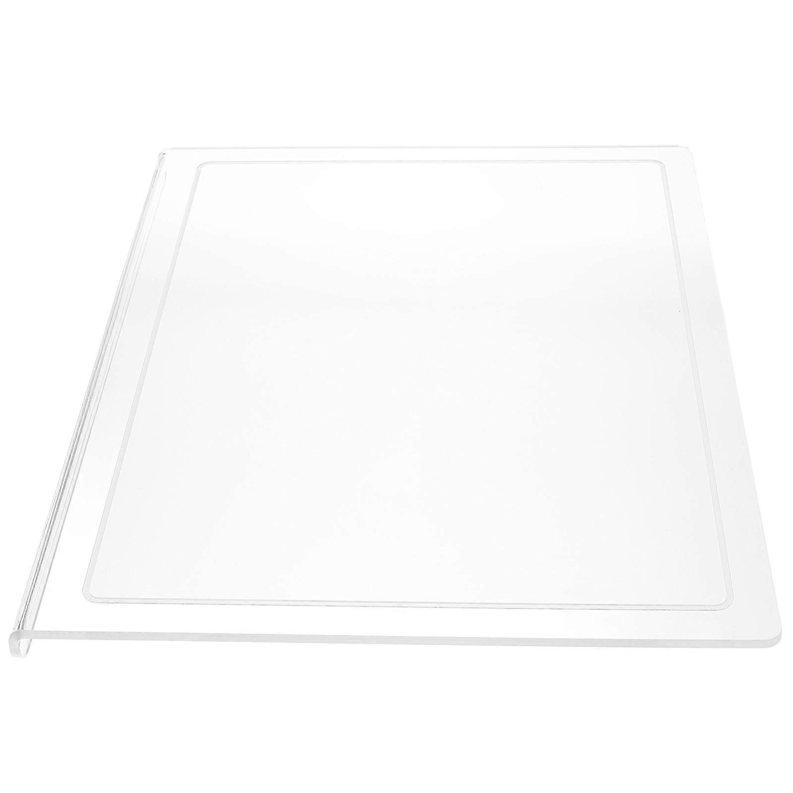 Acrylic Cutting Board for Kitchen Countertop with Stable Non Slip Base