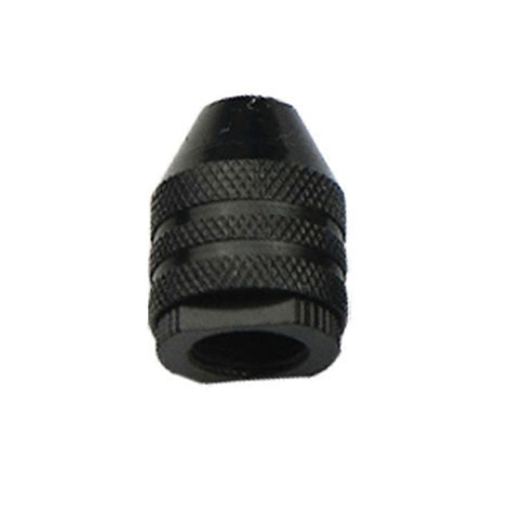 Drill Chuck Adapter Tool Keyless Black Mini Round Adapter Holds Drill Bits 0.3-3.2mm 1Set