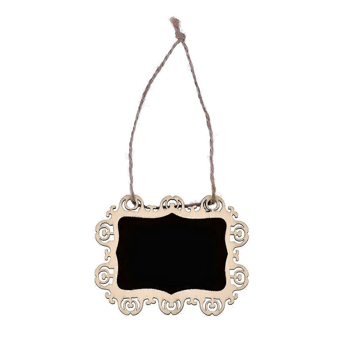 Mini Chalkboard Signs for Leaving Message 10Pcs Hanging Blackboard Set