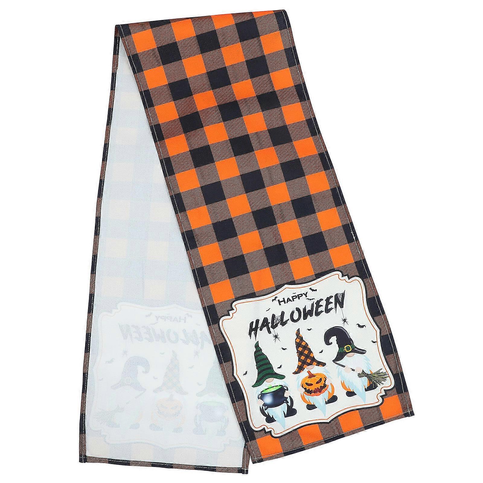 Halloween Table Cloth for Decoration with Creative Cotton Linen Material