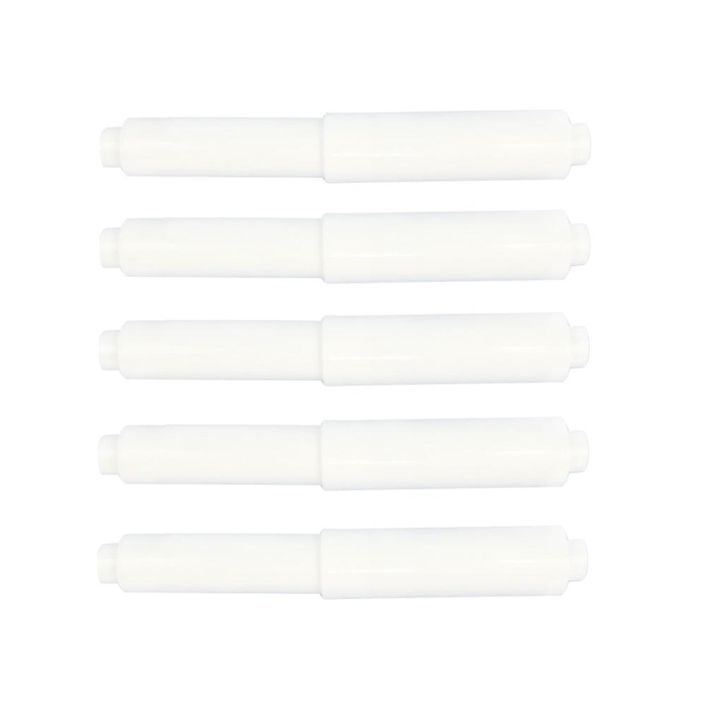 Paper Roller Toilet Paper Replacement for Bathroom Use 5Pcs White
