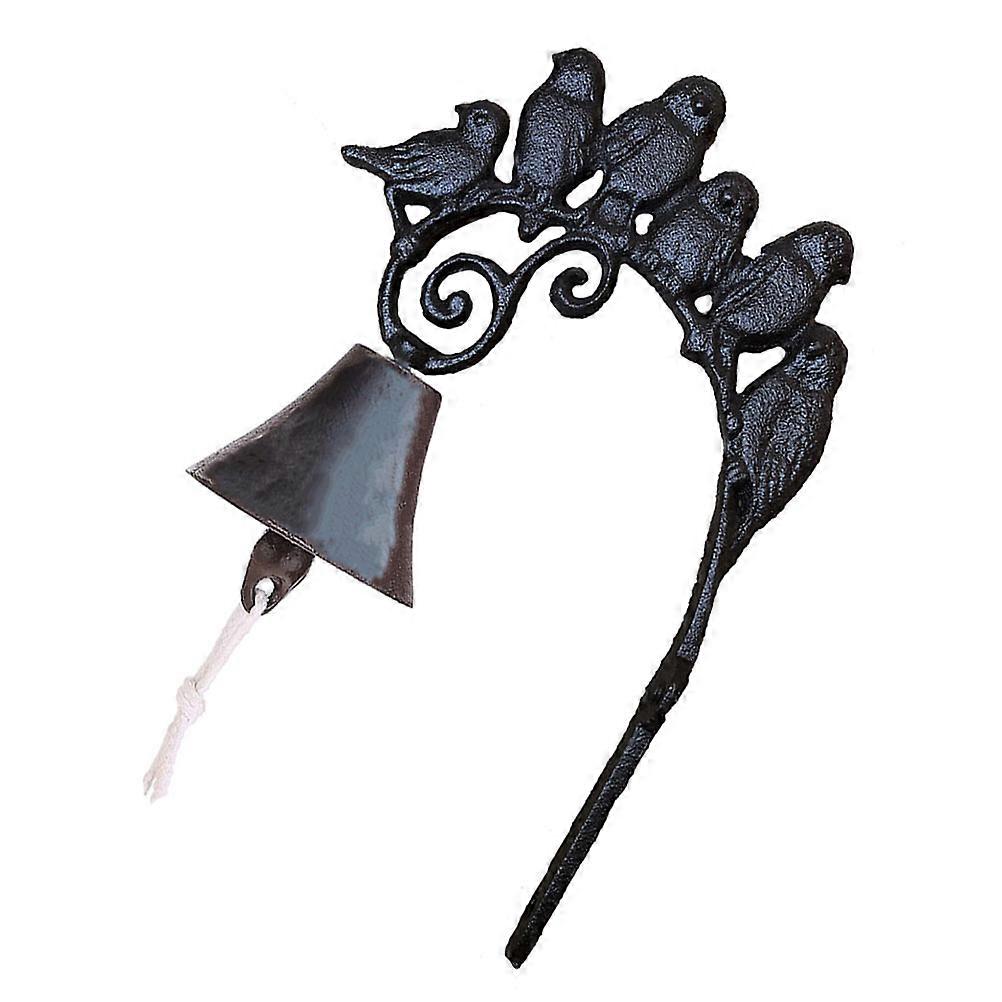 Wall Mounted Bell for Antique Decor with Cast Iron