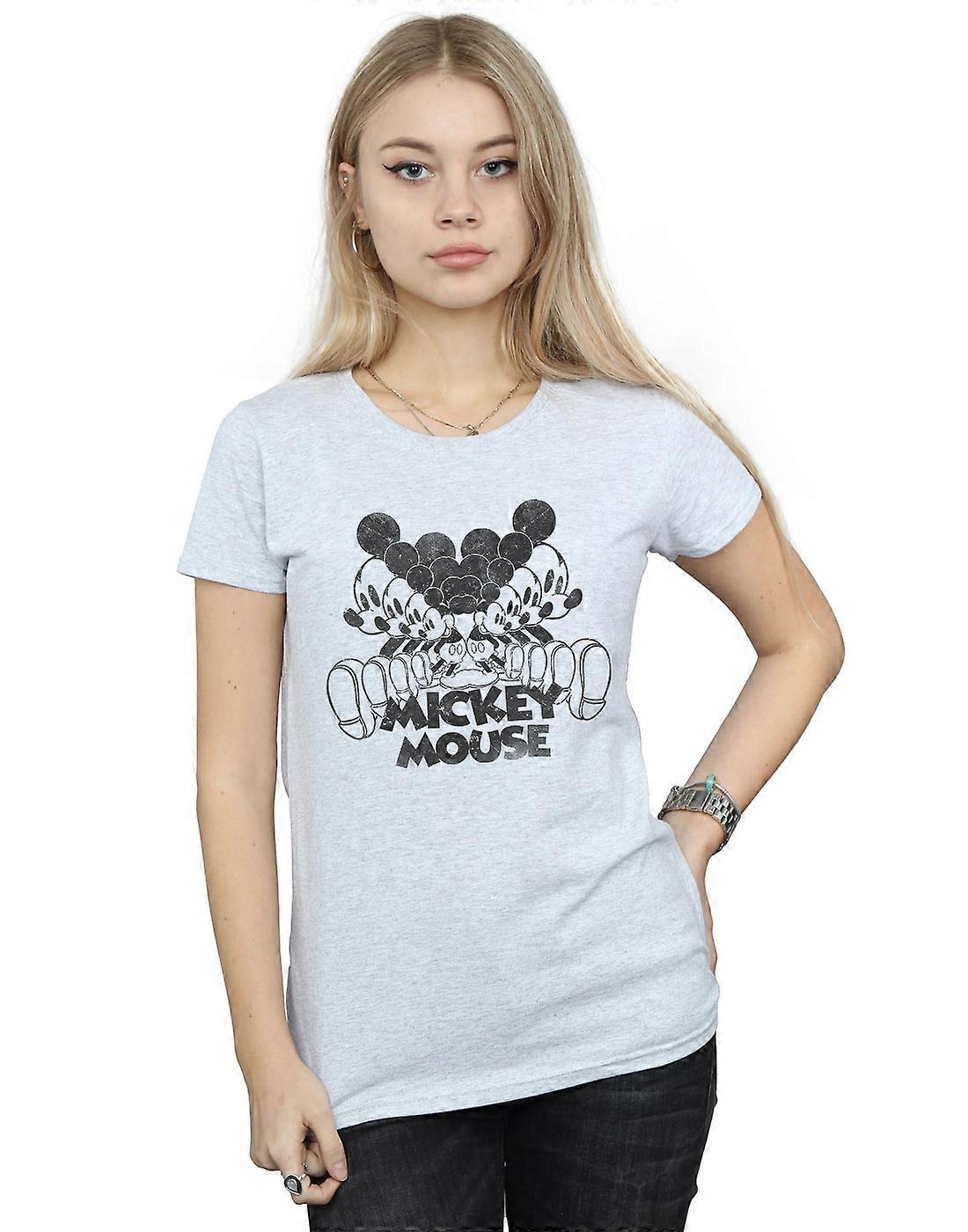 Disney Women's Mickey Mouse Mirrored T-Shirt